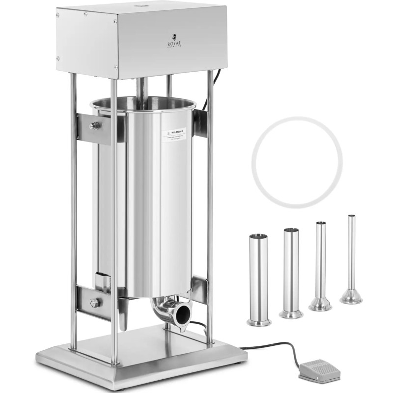 Elektrinis dešrų kimštuvas, vertikalus, 4 piltuvėliai, 25 l, 350 W