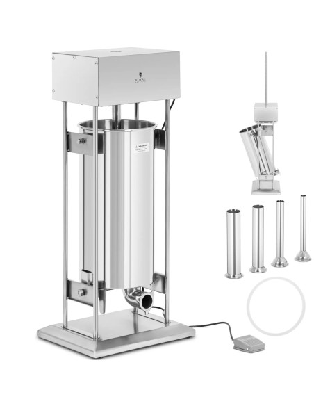 Elektrinis dešrų kimštuvas, vertikalus, 4 piltuvėliai, 30 l, 400 W
 
Elektrinis dešrų kimštuvas, vertikalus, 4 piltuvėliai, 30 l, 400 W