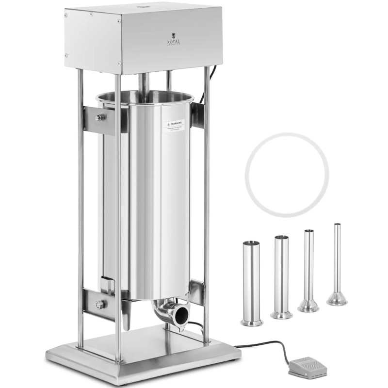 Elektrinis dešrų kimštuvas, vertikalus, 4 piltuvėliai, 30 l, 400 W