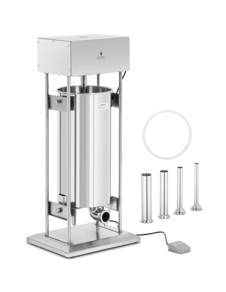 Elektrinis dešrų kimštuvas, vertikalus, 4 piltuvėliai, 30 l, 400 W
 
Elektrinis dešrų kimštuvas, vertikalus, 4 piltuvėliai, 30 l, 400 W