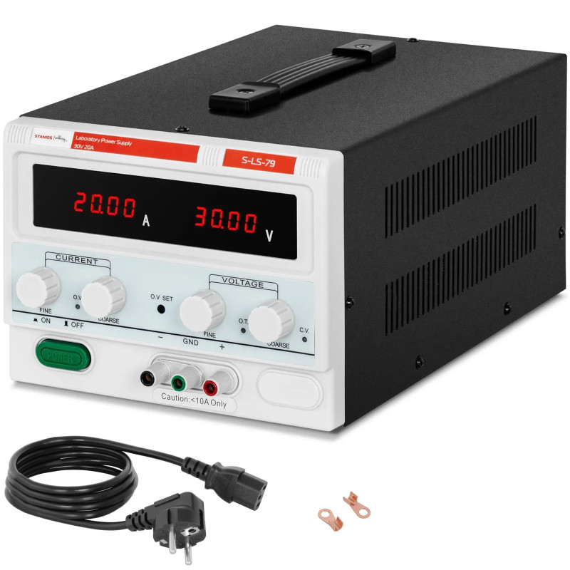 
LED serviso laboratorijos maitinimo šaltinis 0-30 V 0-20 A 600 W
