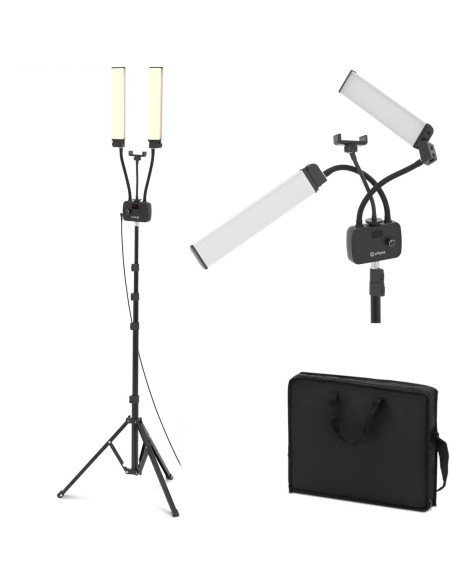 Kosmetikos lempa blakstienoms su išmaniojo telefono laikikliu LED 3200 - 5600 K 40 W
 
Kosmetikos lempa blakstienoms su išmaniojo telefono laikikliu LED 3200 - 5600 K 40 W