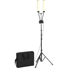
Kosmetikos lempa blakstienoms su išmaniojo telefono laikikliu LED 3200 - 5600 K 40 W
