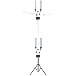 
Kosmetikos lempa blakstienoms su išmaniojo telefono laikikliu LED 3200 - 5600 K 40 W
