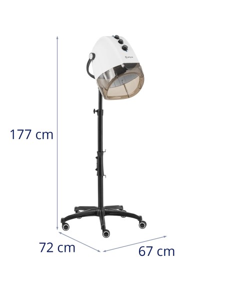 Plaukų džiovintuvas su jonizacija, stovimas, 70 C, 1000 W
 
Plaukų džiovintuvas su jonizacija, stovimas, 70 C, 1000 W