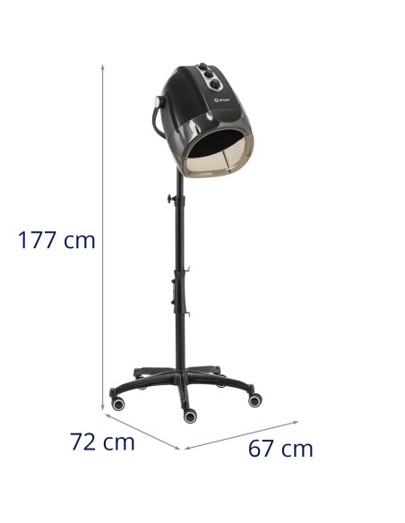 Plaukų džiovintuvas su jonizacija, stovimas, 70 C, 1000 W - juodas
 
Plaukų džiovintuvas su jonizacija, stovimas, 70 C, 1000 W - juodas