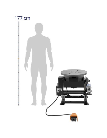 Suvirinimo padėties reguliatorius su pedalu -45-90 laipsnių iki 500 kg
 
Suvirinimo padėties reguliatorius su pedalu -45-90 laipsnių iki 500 kg