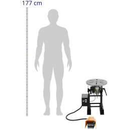 
Suvirinimo padėties reguliatorius su pedalu 0-135 laipsnių iki 350 kg
