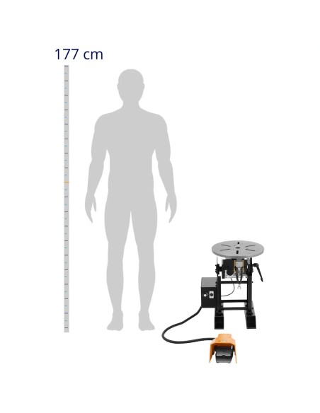 Suvirinimo padėties reguliatorius su pedalu 0-135 laipsnių iki 350 kg
 
Suvirinimo padėties reguliatorius su pedalu 0-135 laipsnių iki 350 kg
