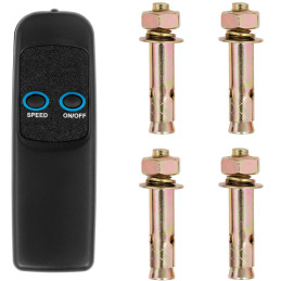 
Oro užuolaidos elektrinis sieninis šildytuvas su nuotolinio valdymo pulteliu 1520 m3/ h 130 W
