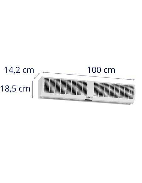 Oro užuolaidos elektrinis sieninis šildytuvas su nuotolinio valdymo pulteliu 1520 m3/ h 130 W
 
Oro užuolaidos elektrinis sieninis šildytuvas su nuotolinio valdymo pulteliu 1520 m3/ h 130 W