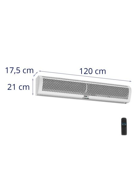 Oro užuolaidos elektrinis sieninis šildytuvas su pulteliu 3030 m3/ h 170 W
 
Oro užuolaidos elektrinis sieninis šildytuvas su pulteliu 3030 m3/ h 170 W