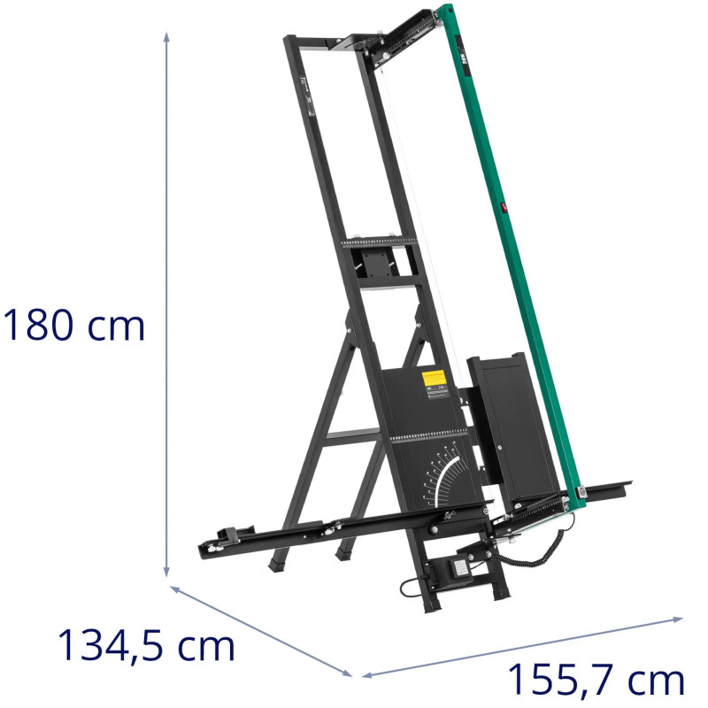 Putų polistirolo pjovimo mašina su stovu ir terminiu peiliu 1350 / 330 mm 200 W
