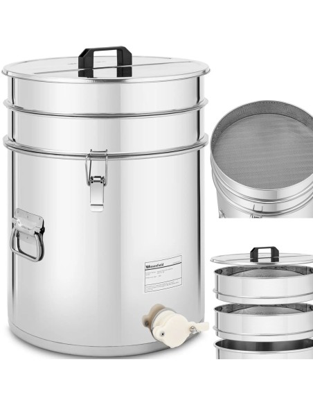 Medaus separatorius su sieteliu, dangteliu ir vožtuvu, 30 l, PLIENAS
 
Medaus separatorius su sieteliu, dangteliu ir vožtuvu, 30 l, PLIENAS