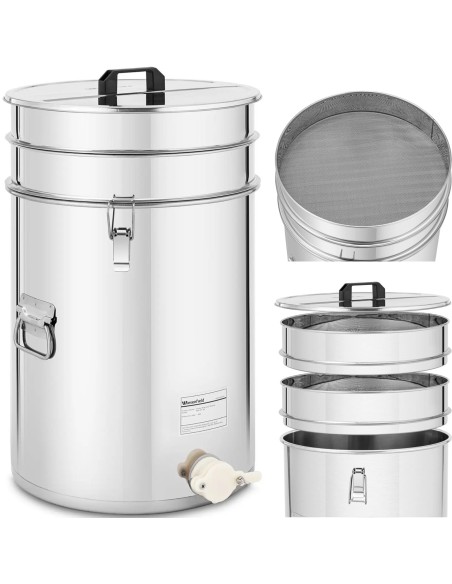 Medaus separatorius su sieteliu, dangteliu ir vožtuvu, PLIENAS, 50 l
 
Medaus separatorius su sieteliu, dangteliu ir vožtuvu, PLIENAS, 50 l