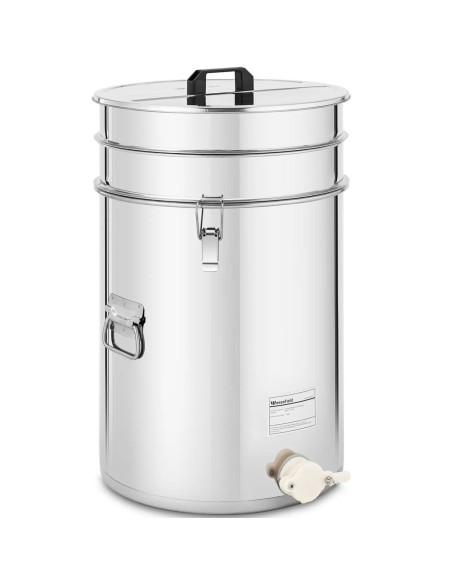 Medaus separatorius su sieteliu, dangteliu ir vožtuvu, PLIENAS, 50 l
 
Medaus separatorius su sieteliu, dangteliu ir vožtuvu, PLIENAS, 50 l