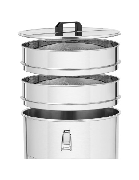Medaus separatorius su sieteliu, dangteliu ir vožtuvu, PLIENAS, 50 l
 
Medaus separatorius su sieteliu, dangteliu ir vožtuvu, PLIENAS, 50 l