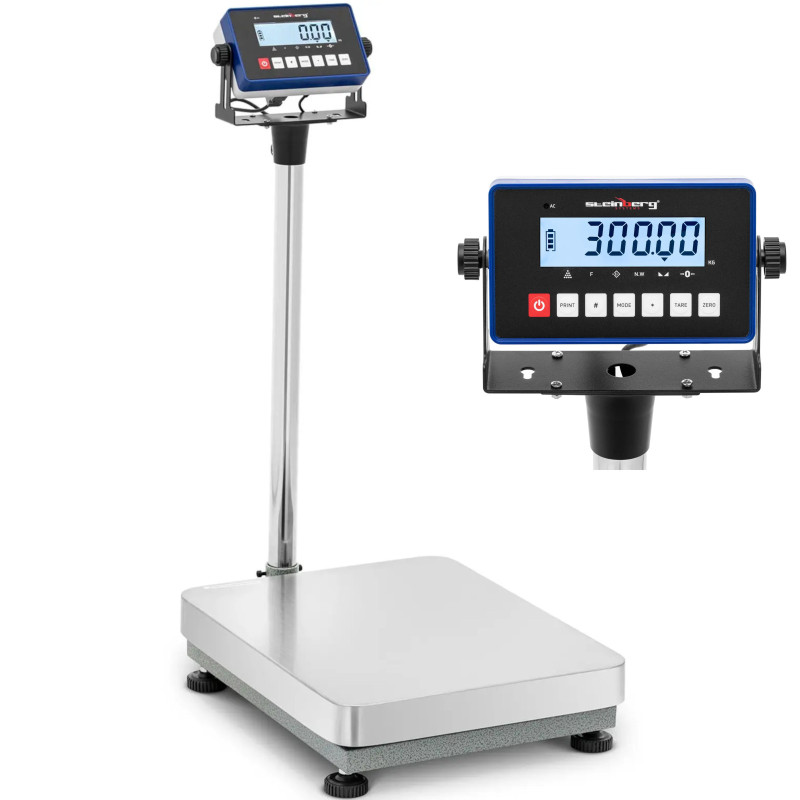
Sandėlio platformos svarstyklės 40 x 50 cm 300 kg / 0,01 kg
