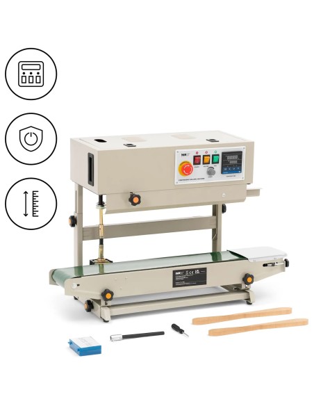 Vertikalios juostos sandariklis DoyPack plėvelėms 6-12 mm 0-300 laipsnių 500 W
 
Vertikalios juostos sandariklis DoyPack plėvelėms 6-12 mm 0-300 laipsnių 500 W