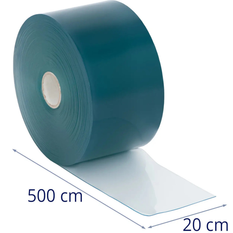 PVC juostos užuolaidų ritinys -20 iki 50 laipsnių 200 x 2 mm x 50 m