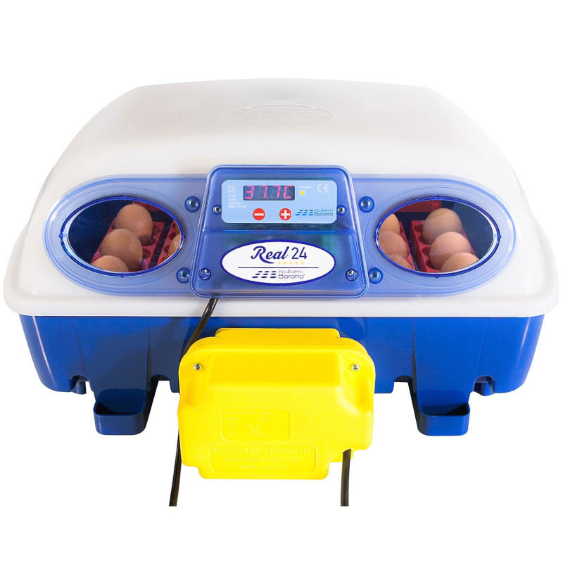 Automatinis inkubatorius 24 kiaušiniams su vandens dozatoriumi profesionaliu 100 W