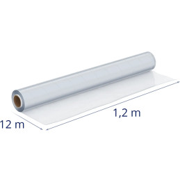 
Apsauginis kilimėlis PVC folija rulone, stora. 1mm 1,2x12m
