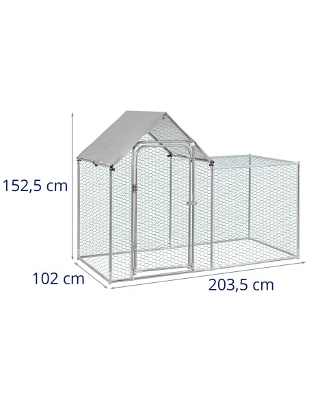 
Gardo narvelio aptvaras triušiams 203,5 x 102 x 152,5 cm
