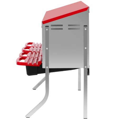 
Stovimas vištų dedeklių lizdas 4 kameros PLIENAS 113,5 x 52,5 x 78 cm
