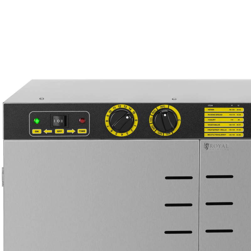 Pramoninė maisto džiovykla žolelėms, vaisiams, 24 lentynos, 40-90 C, 5850 W