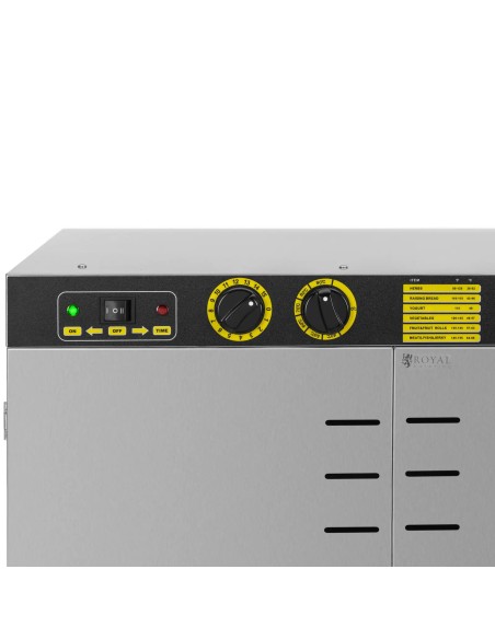 Pramoninė maisto džiovykla žolelėms, vaisiams, 24 lentynos, 40-90 C, 5850 W
 
Pramoninė maisto džiovykla žolelėms, vaisiams, 24 lentynos, 40-90 C, 5850 W