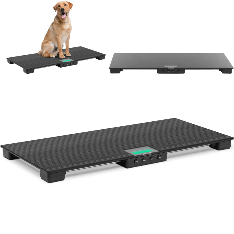 
Veterinarinės platforminės svarstyklės gyvūnams 84 x 40,5 cm 150 kg / 50 g
