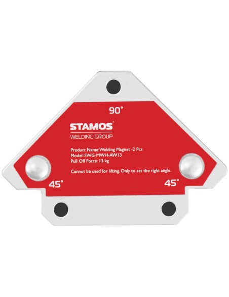 Kampinio strypo magnetinio suvirinimo laikiklio kampas 45/90/135 iki 13 kg 2 vnt. Kampinio strypo magnetinio suvirinimo laikiklio kampas 45/90/135 iki 13 kg 2 vnt.