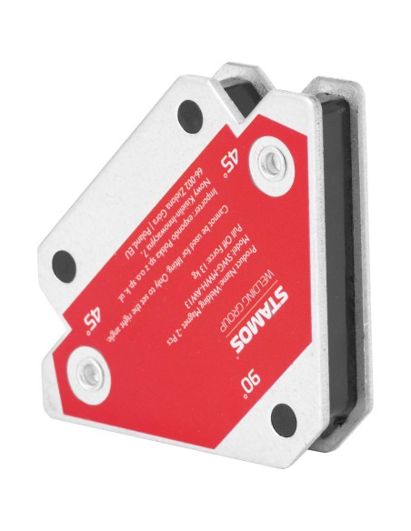 Kampinio strypo magnetinio suvirinimo laikiklio kampas 45/90/135 iki 13 kg 2 vnt. Kampinio strypo magnetinio suvirinimo laikiklio kampas 45/90/135 iki 13 kg 2 vnt.