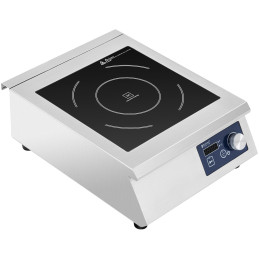 Viryklės indukcinė kaitlentė reguliuojama nešiojama diam. 33cm 5000W