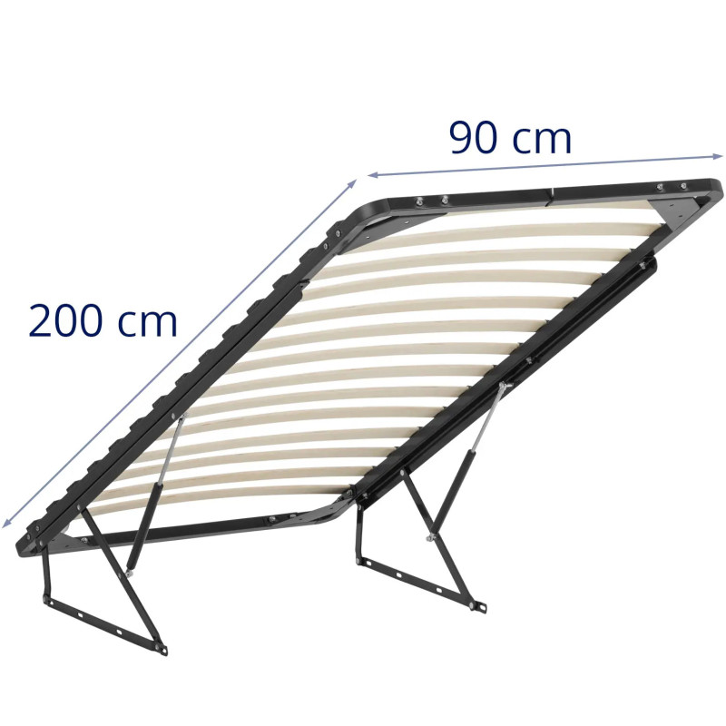 Metalinis pakeliamas lovos rėmas iki 200 kg 90 x 200 cm