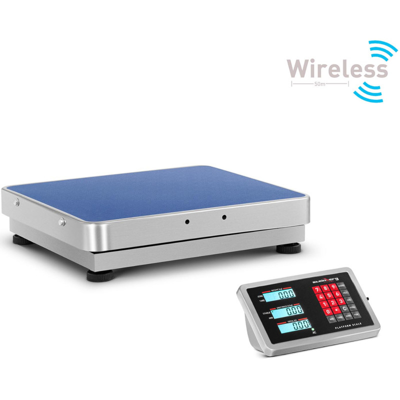 WiFi bevielės platforminės svarstyklės 300 kg / 0,05 g