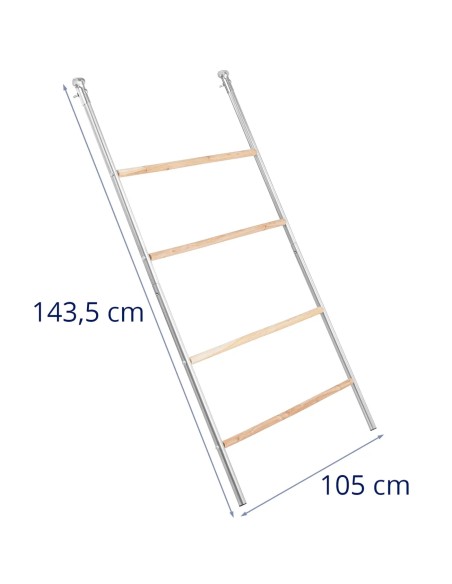 
Ešerių kopėčios vištoms vištidėms 4 pakopos 105 x 143,5 cm
