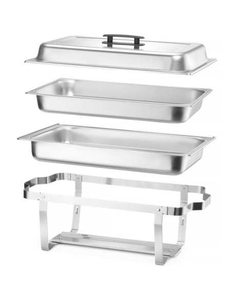 
Maisto šildytuvas bain-marie bufetas pastai GN 1/ 1 PLIENAS - 4 VIENŲ RINKINYS
