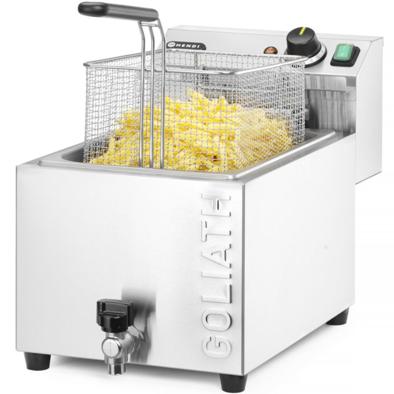 
Galingiausia gruzdintuvė su čiaupu HENDI GOLIATH 400V 10.2kW 10L

