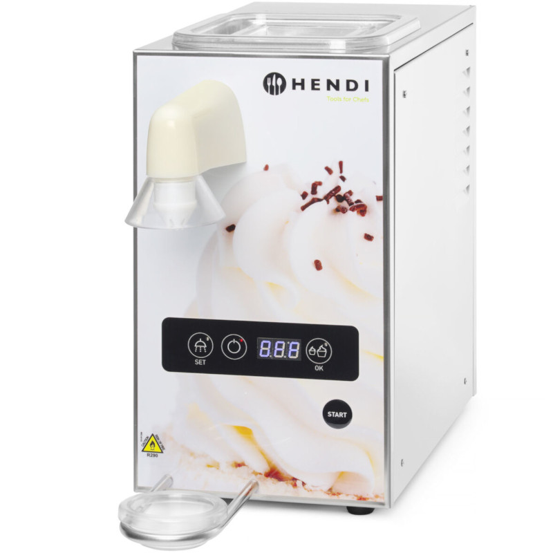 Automatinis plaktos grietinėlės aparatas 2,5 l 50 kg/ h 500 W