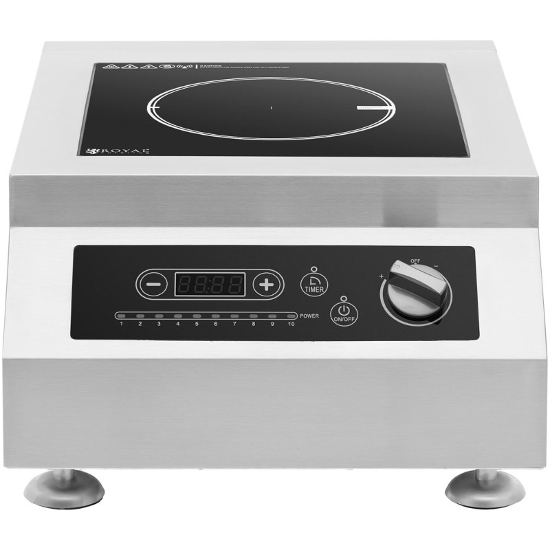 Indukcinė viryklė 1 reguliuojama kaitvietė 5000 W
