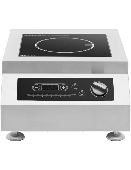 Indukcinė viryklė 1 reguliuojama kaitvietė 5000 W Indukcinė viryklė 1 reguliuojama kaitvietė 5000 W