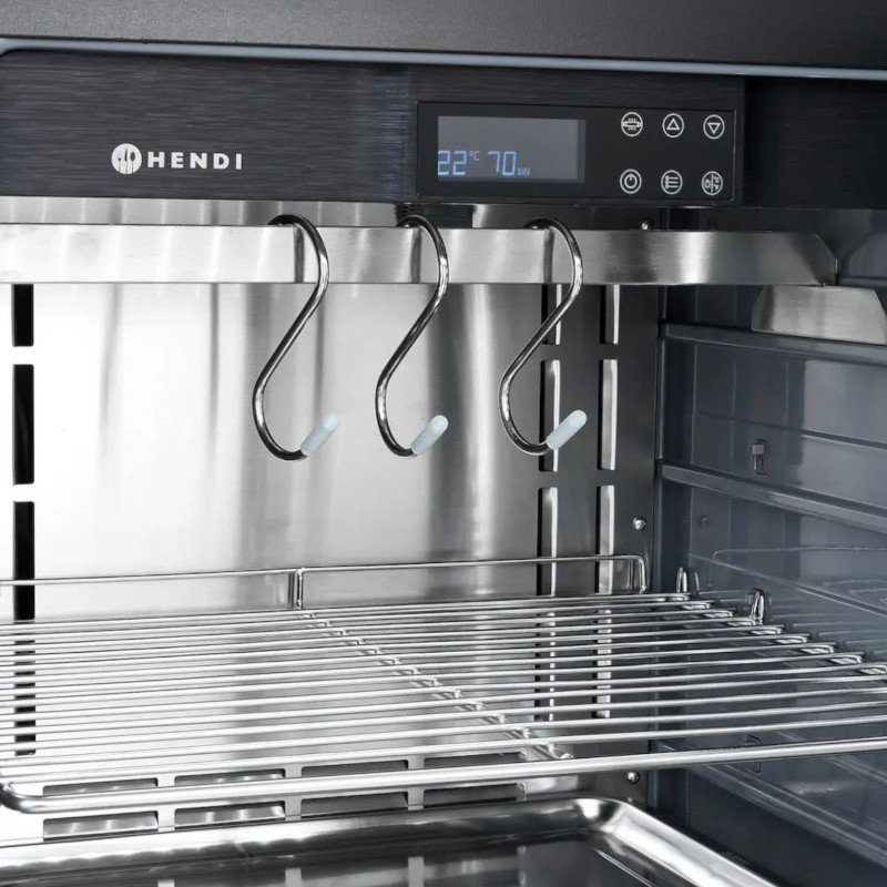 
Mėsos brandinimo spinta po stalviršiu 98 l 170 W 595x620x830 mm
