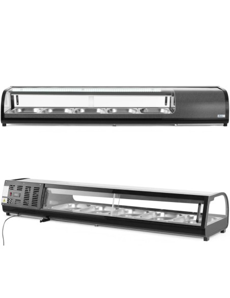 
Šaldytuvas su LED apšvietimu 5 x GN 1/ 2 190 W
