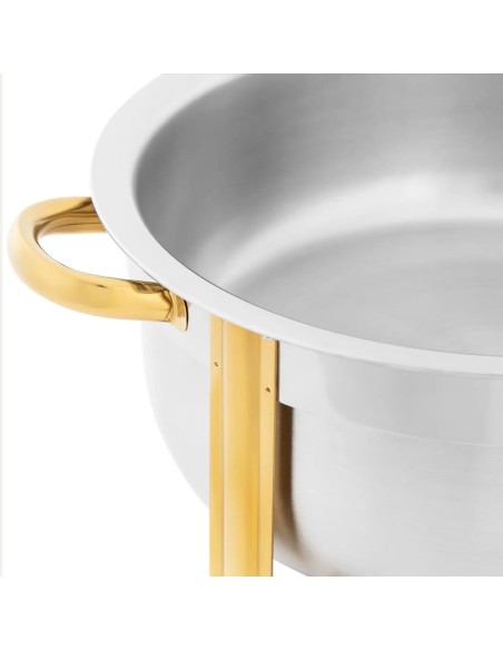 
Bain-marie švediško stalo šildytuvas makaronų patiekalams 4,5 l - sidabrinis auksas
