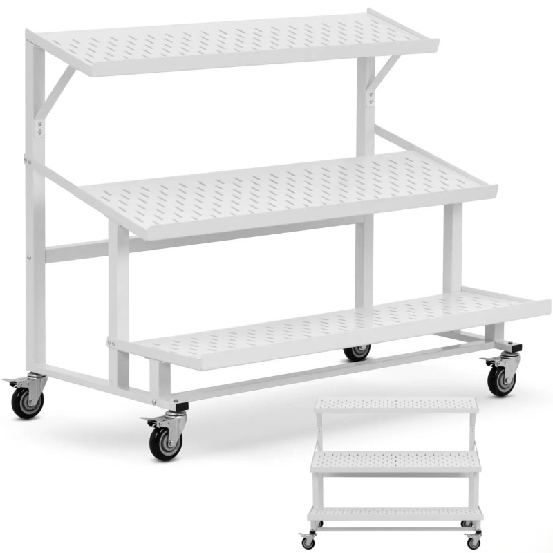 Parduotuvės stovas vaisių ir daržovių dėžėms 125 x 79 x 108 cm
Parduotuvės stovas vaisių ir daržovių dėžėms 125 x 79 x 108 cm