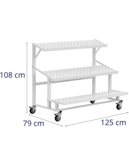 Parduotuvės stovas vaisių ir daržovių dėžėms 125 x 79 x 108 cm
 
Parduotuvės stovas vaisių ir daržovių dėžėms 125 x 79 x 108 cm