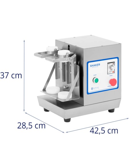 
Kokteilių plaktuvo baro maišytuvas dvigubas 2 x 0,75 l 240 aps./ min - sidabrinis
