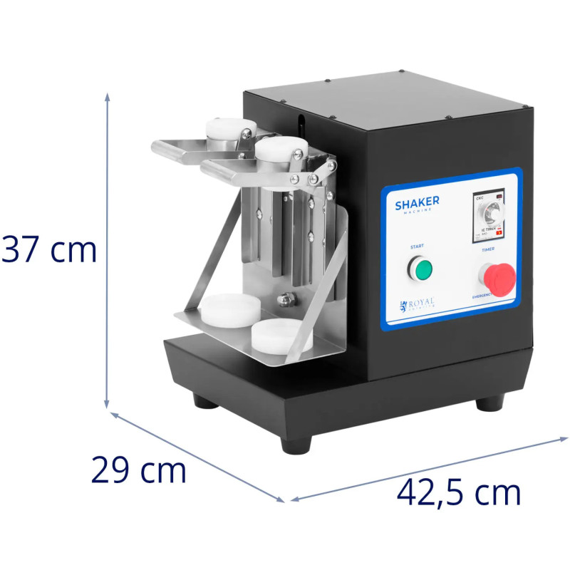 
Kokteilių plaktuvo baro maišytuvas dvigubas 2 x 0,75 l 240 aps./ min - juodas
