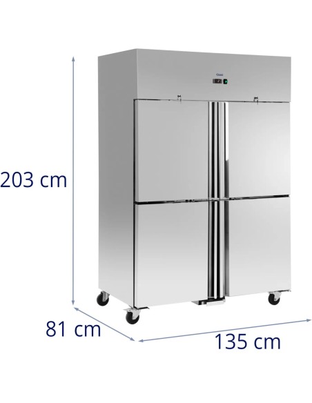 Šaldytuvas maitinimo šaldytuvas ant ratų 4 durų 2-8C 1160 l
 
Šaldytuvas maitinimo šaldytuvas ant ratų 4 durų 2-8C 1160 l